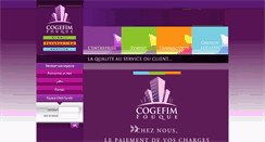 Desktop Screenshot of cogefim.fr